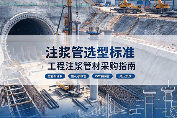 喀喇沁旗注浆管选型标准