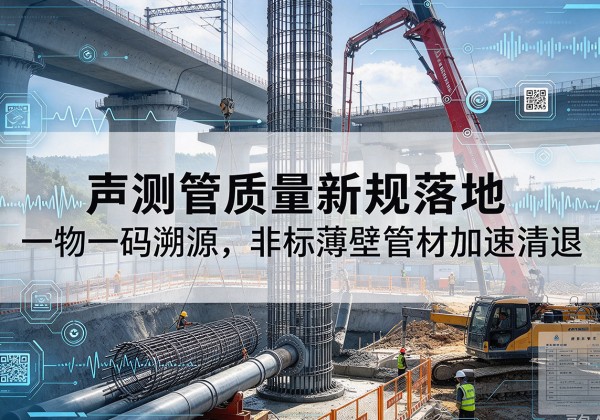 喀喇沁旗声测管质量新规落地，一物一码溯源，非标薄壁管材加速清退