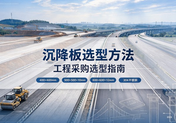 喀喇沁旗沉降板选择方法